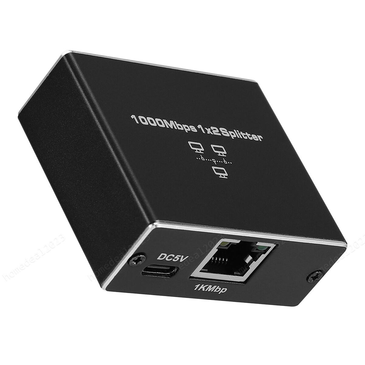 1000Mbps Ethernet Splitter Adapter RJ45 Cable LAN Network Internet 1 IN 2 Out