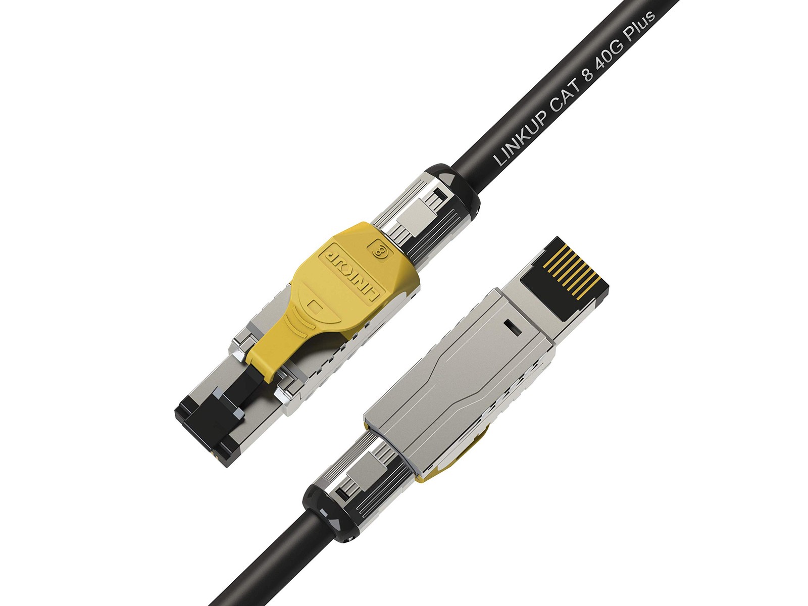 ghmt & Dsx8000 Certified Cat8 Ethernet Patch Cable S/ftp 22awg Double Shielded
