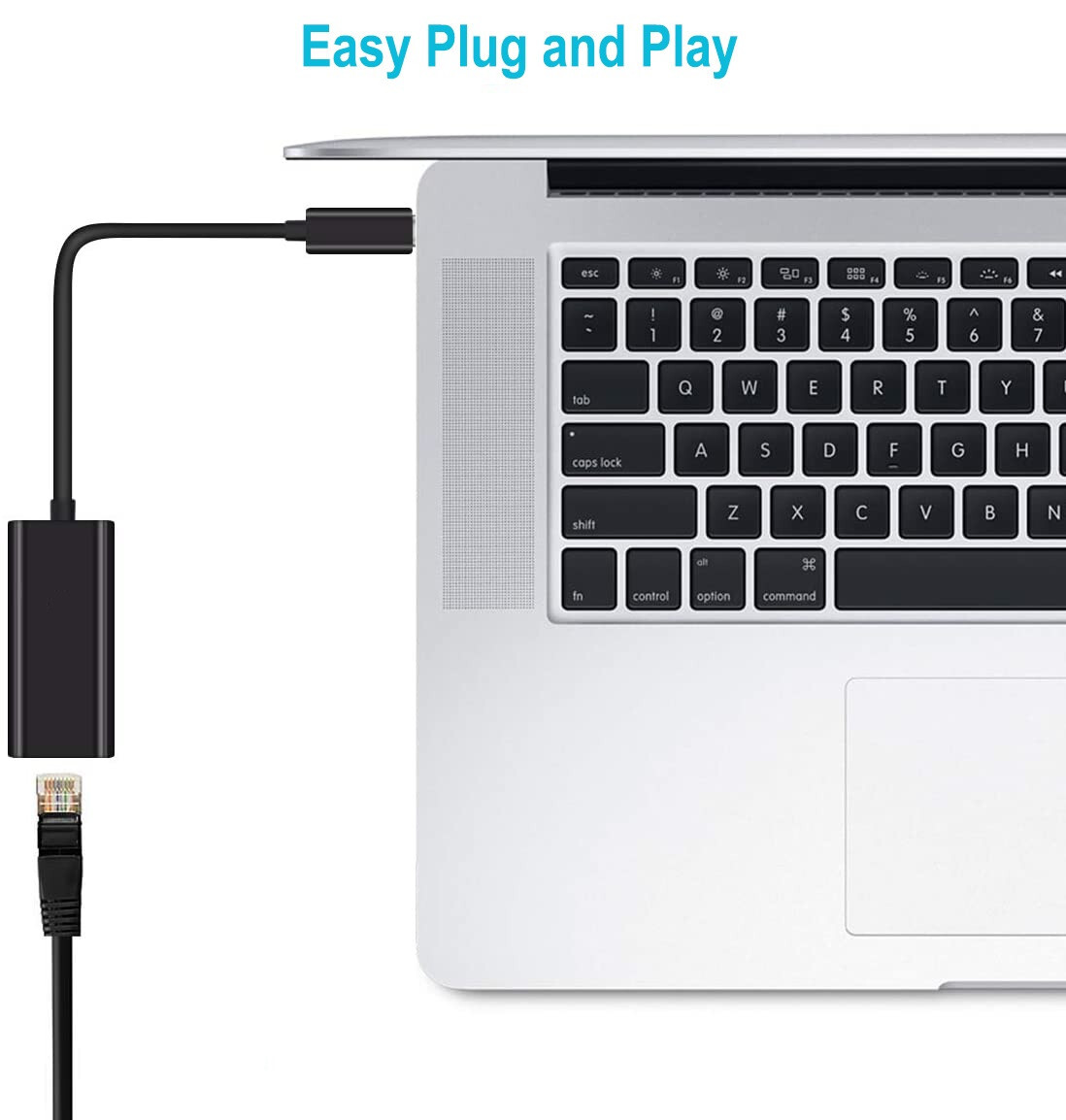 USB-3.1 Type C to Gigabit Ethernet RJ45 Female Adapter, USBC-NA01B
