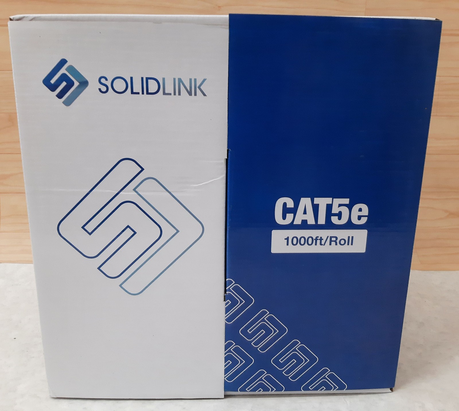 Dripstone 1000 Ft Roll CAT5e UTP Cable 4 Pairs 24 AWG 0.5mm Solid CCA HDPE PVC