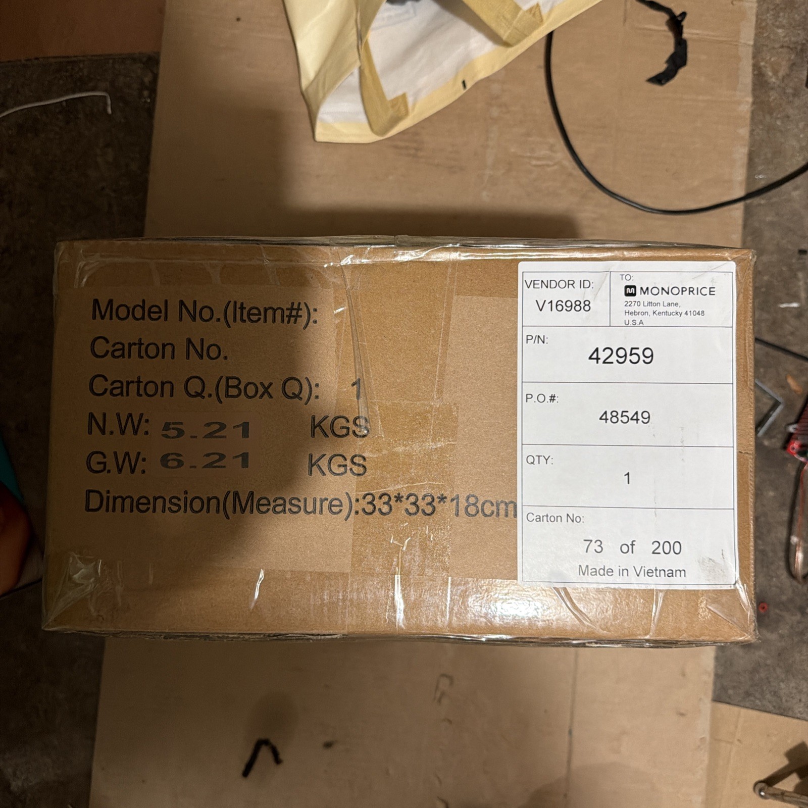Monoprice Cat8 Cable 250ft Bulk Blue 22AWG 40G For Ethernet Switch Modem Router