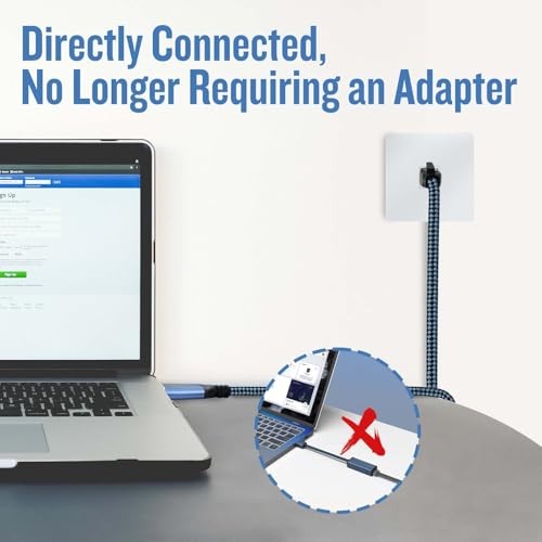 USB C to Ethernet Cable, 20Ft Type C to RJ45 Cable,USB C to Gigabit 20 FT
