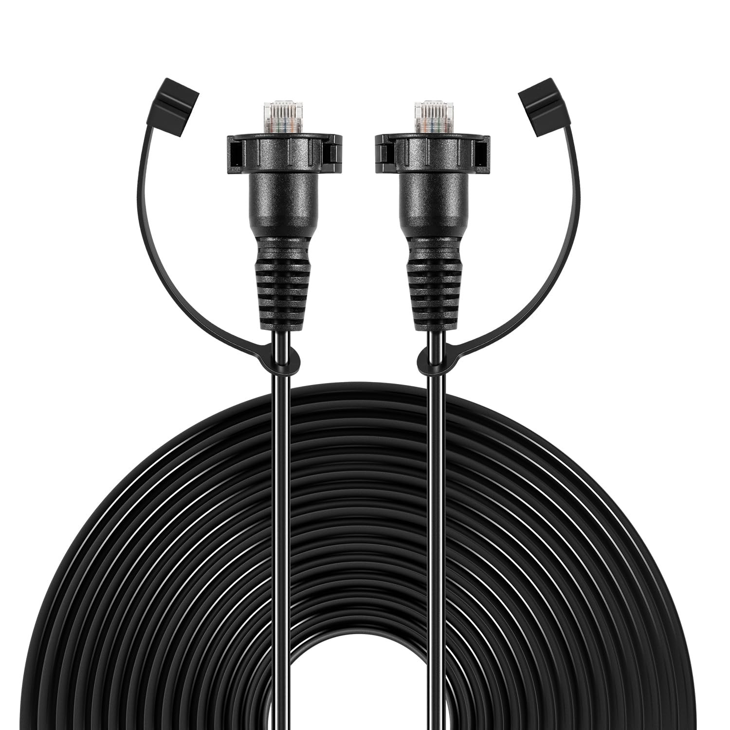 30FT Trolling Motor Extension Cable RJ45 Male to Male Ethernet Cable for Garmin