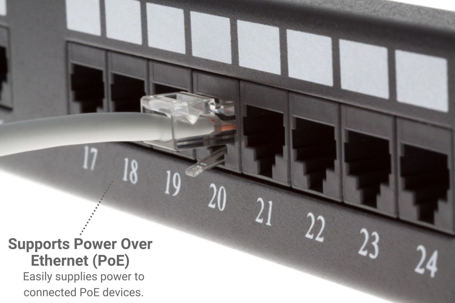 CAT6 Ethernet Patch Cable, Non-Booted, 1 Foot, Gray – Lifetime Warranty