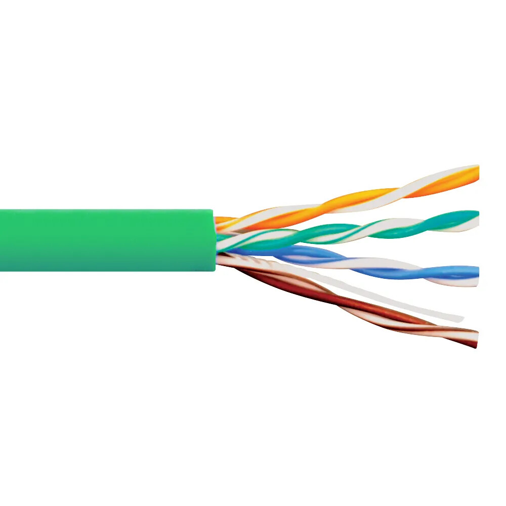 Cat6 or Cat6e network ethernet cable bulk wire 23 awg copper non/terminated