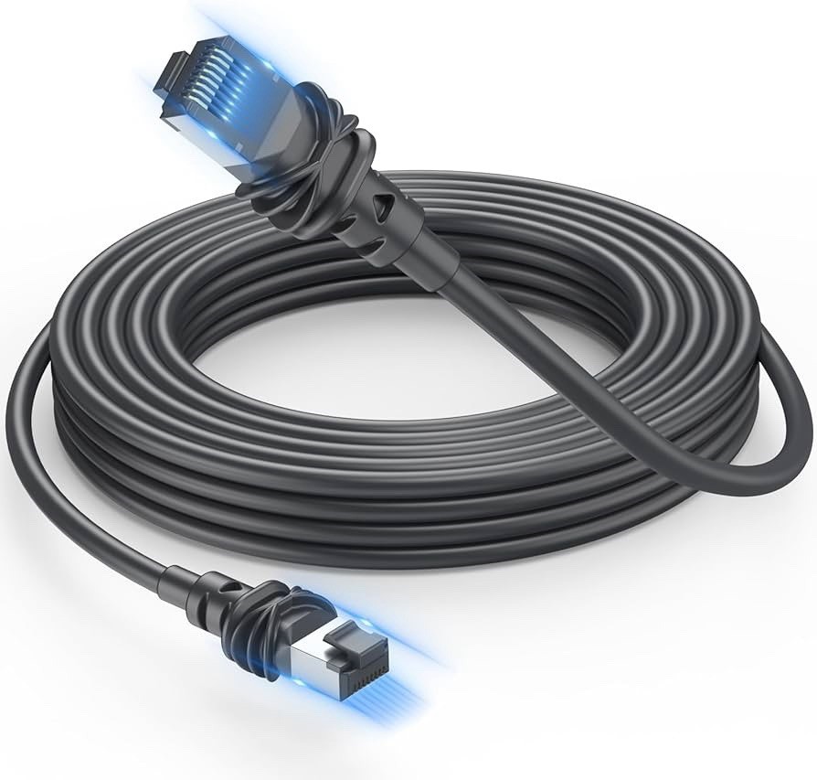 Starlink Extension Cable 75ft Waterproof Outdoor Ethernet RJ45 for Dish Router