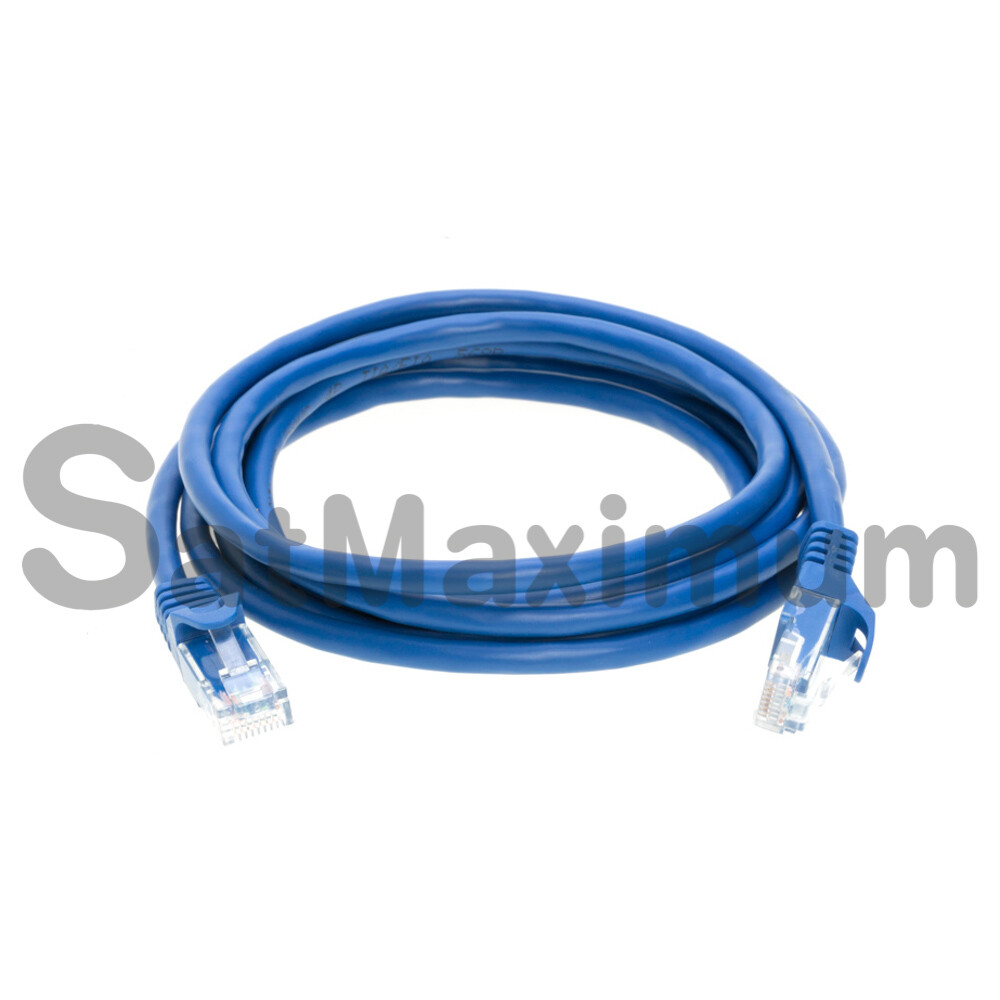 CAT6e / CAT6 Network Patch Cable RJ-45 Ethernet LAN Cable Blue 1.5FT – 20FT LOT