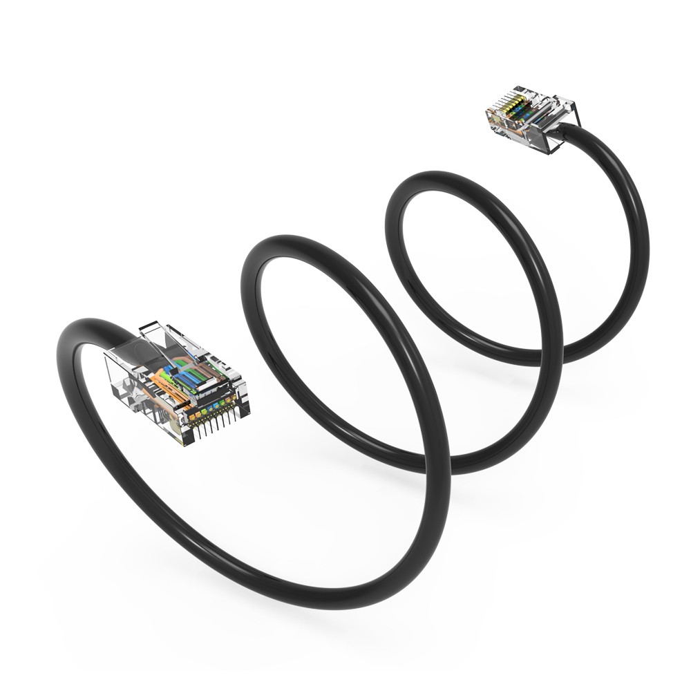 6Ft CAT6 UTP Ethernet Network Non Booted Cable Black