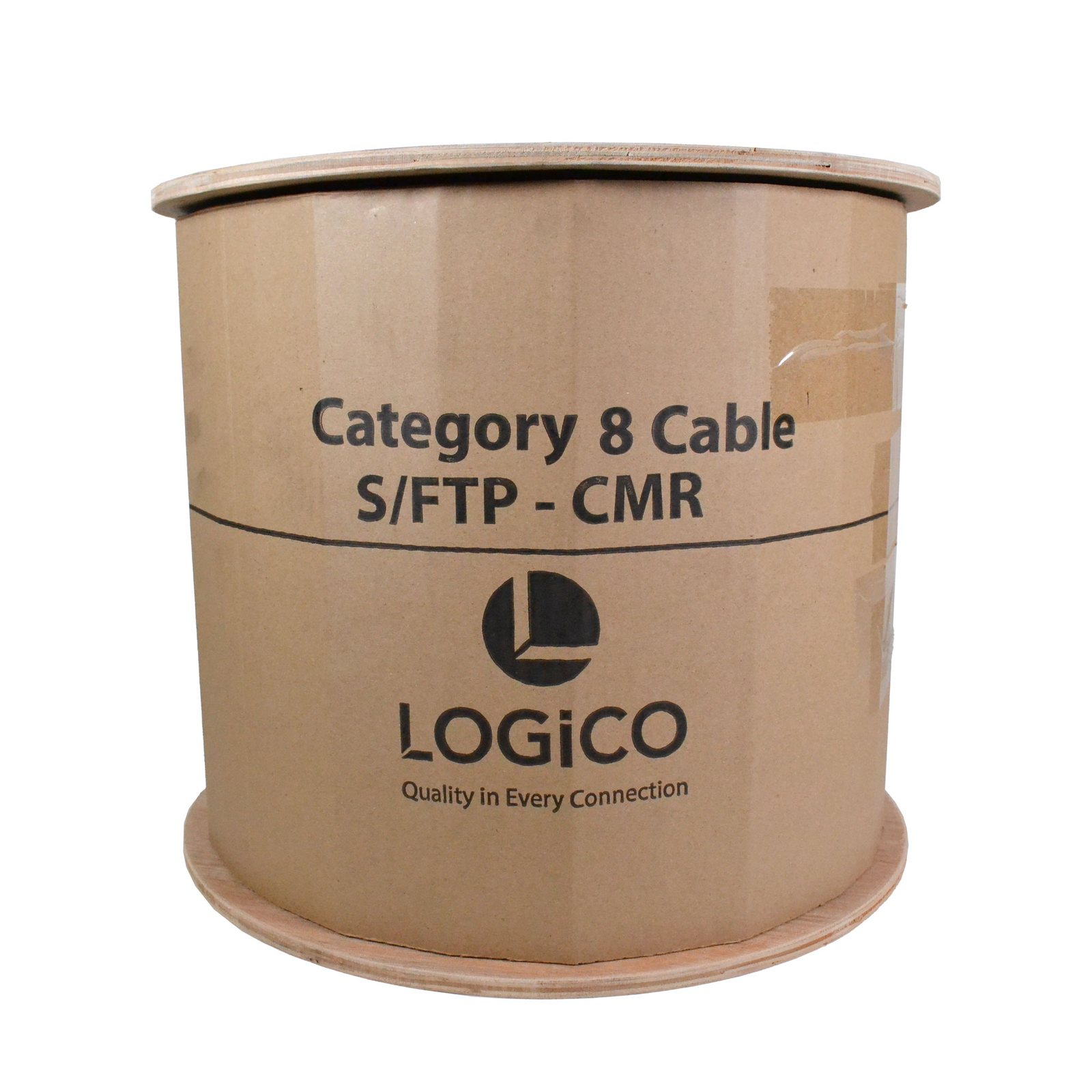 CAT8 S/FTP Bulk Ethernet Network Cable 22AWG 2Ghz Pure Copper Riser Blue 1000ft