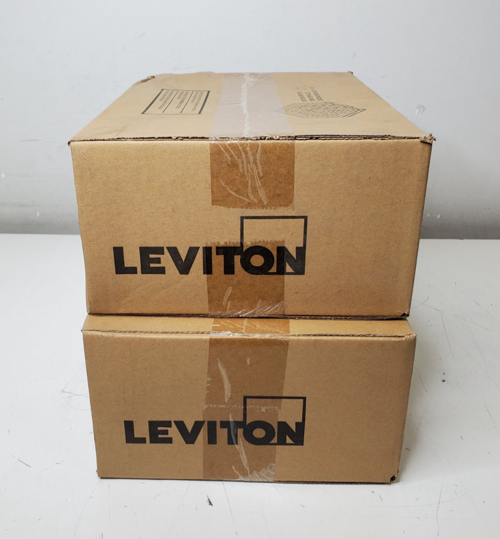 New/Sealed Lot of 20 Leviton 10ft Extreme CAT 6 Blue Patch Cord (060-62460-10L)