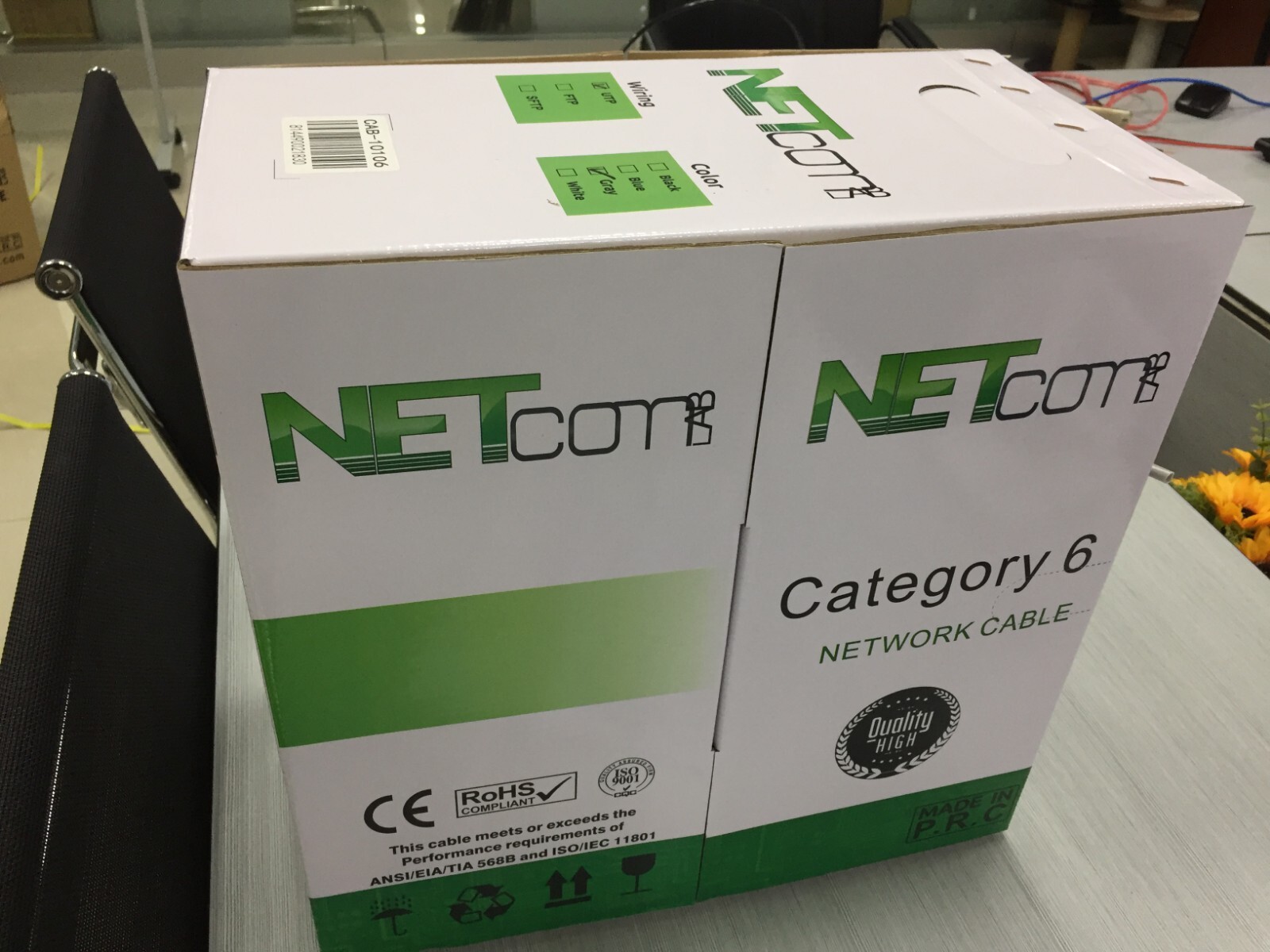High-quality network cable CAT 6 UTP 100% COPPER FLUKE TESTED USA Seller