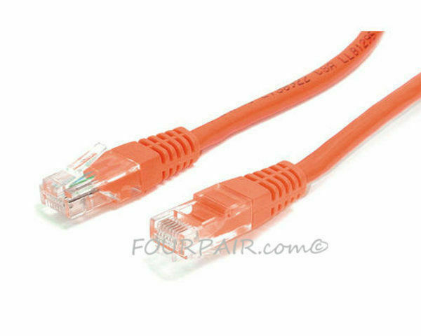 20 Pack Lot 15ft CAT6 Ethernet Network LAN Router Patch Cable Cord Wire Orange