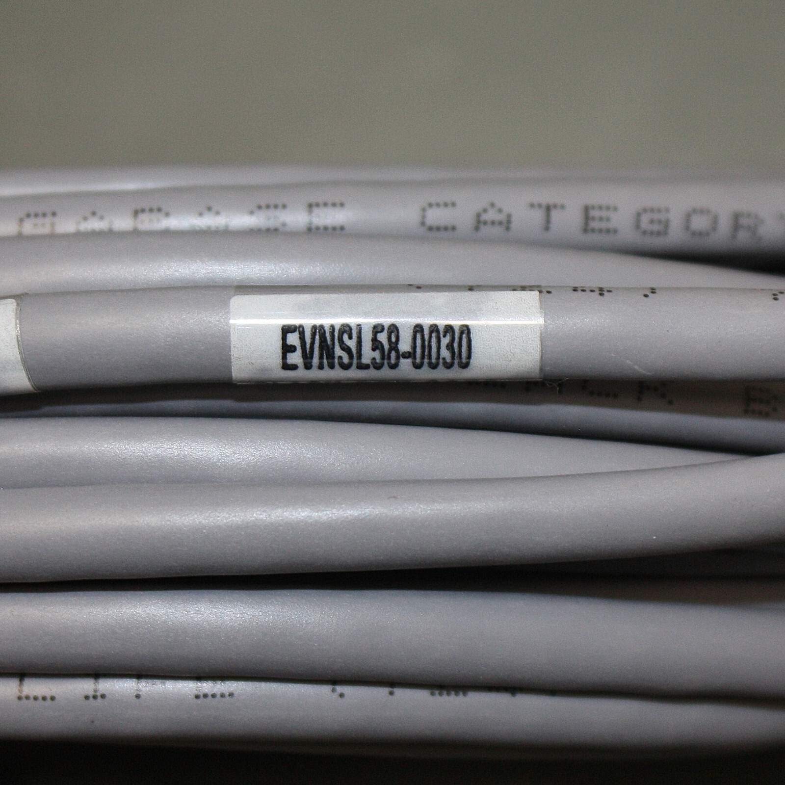 (10) Black Box CAT5e Premium Patch Cable, 30ft Ethernet Cord, Gray, 350 MHz