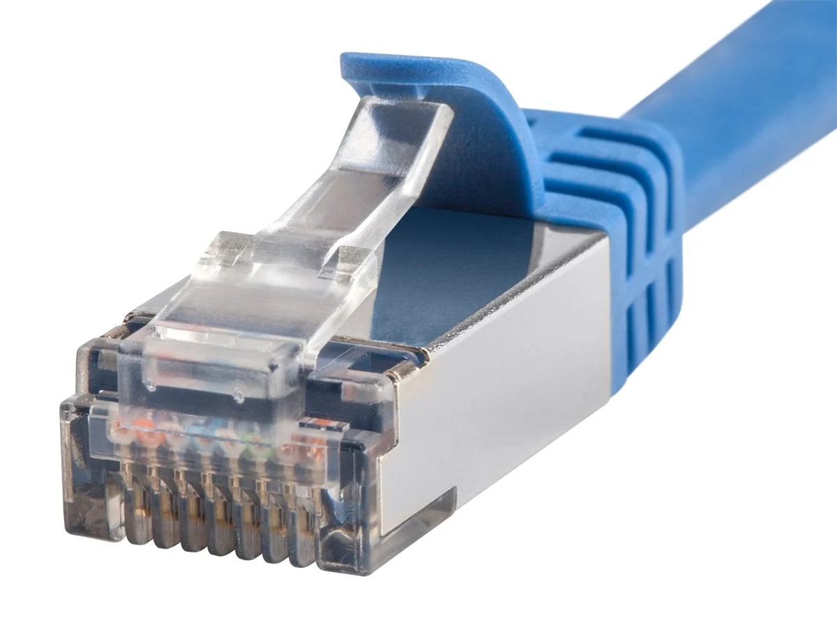 Monoprice Cat7 Ethernet Patch Cable – 3 feet – Blue | Flexboot RJ45 Stranded