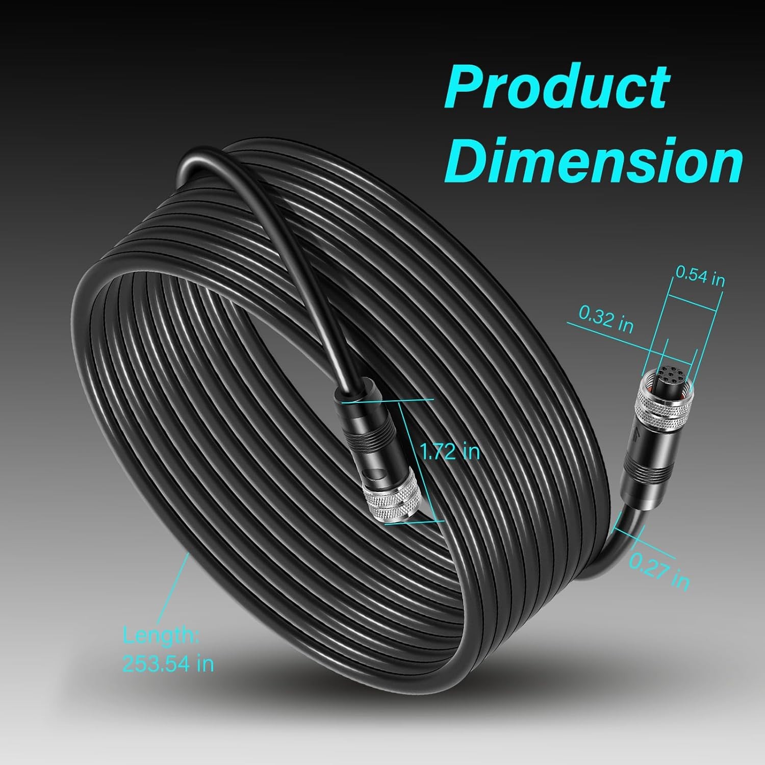 720073-3 20 Feet Ethernet Cable AS EC 20E for Humminbird Helix,APEX 13/16/19