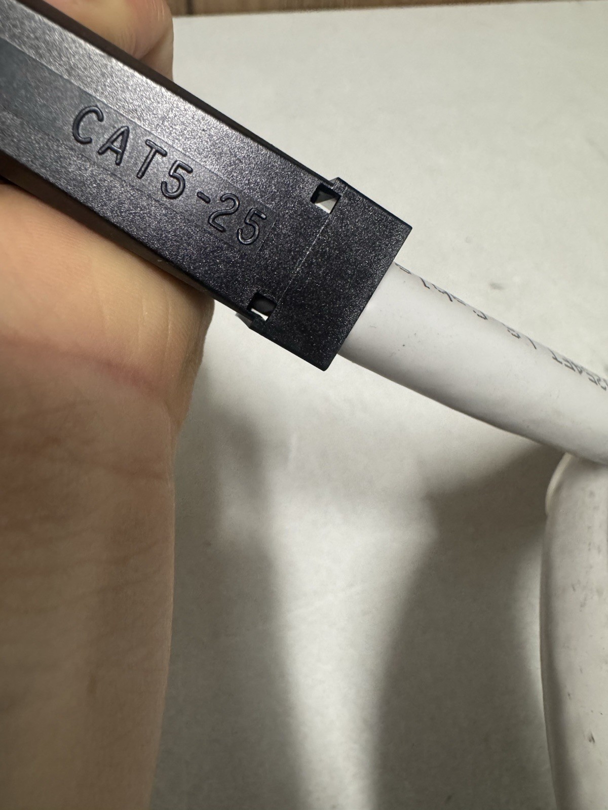 CAT5E 25 Pair Amphenol SCSI Cable 24AWG CMP LS UTP 25PR 75C Tested