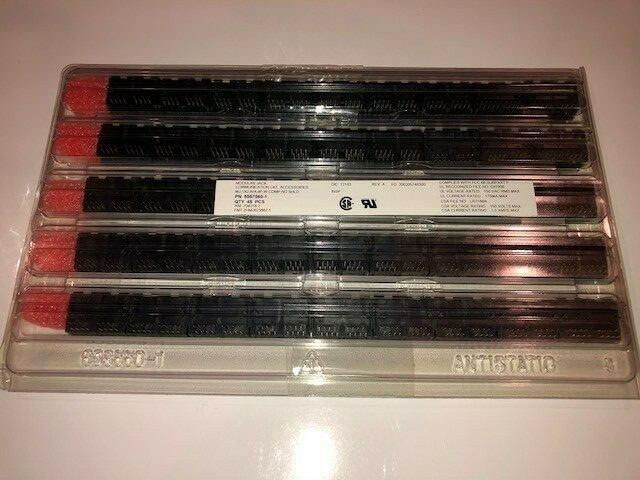 (45 PC) 5557560-1, TE CONNECTIVITY/AMP, CONN MOD JACK 8P8C R/A, (RJ45, Ethernet)