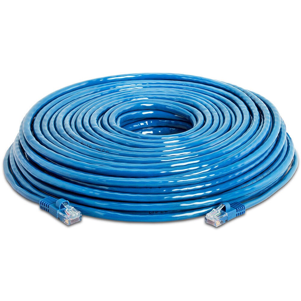 150 FT CAT5e Cable Network Cat5e Patch Cord 8P8C LAN RJ45 Router Ethernet Cable