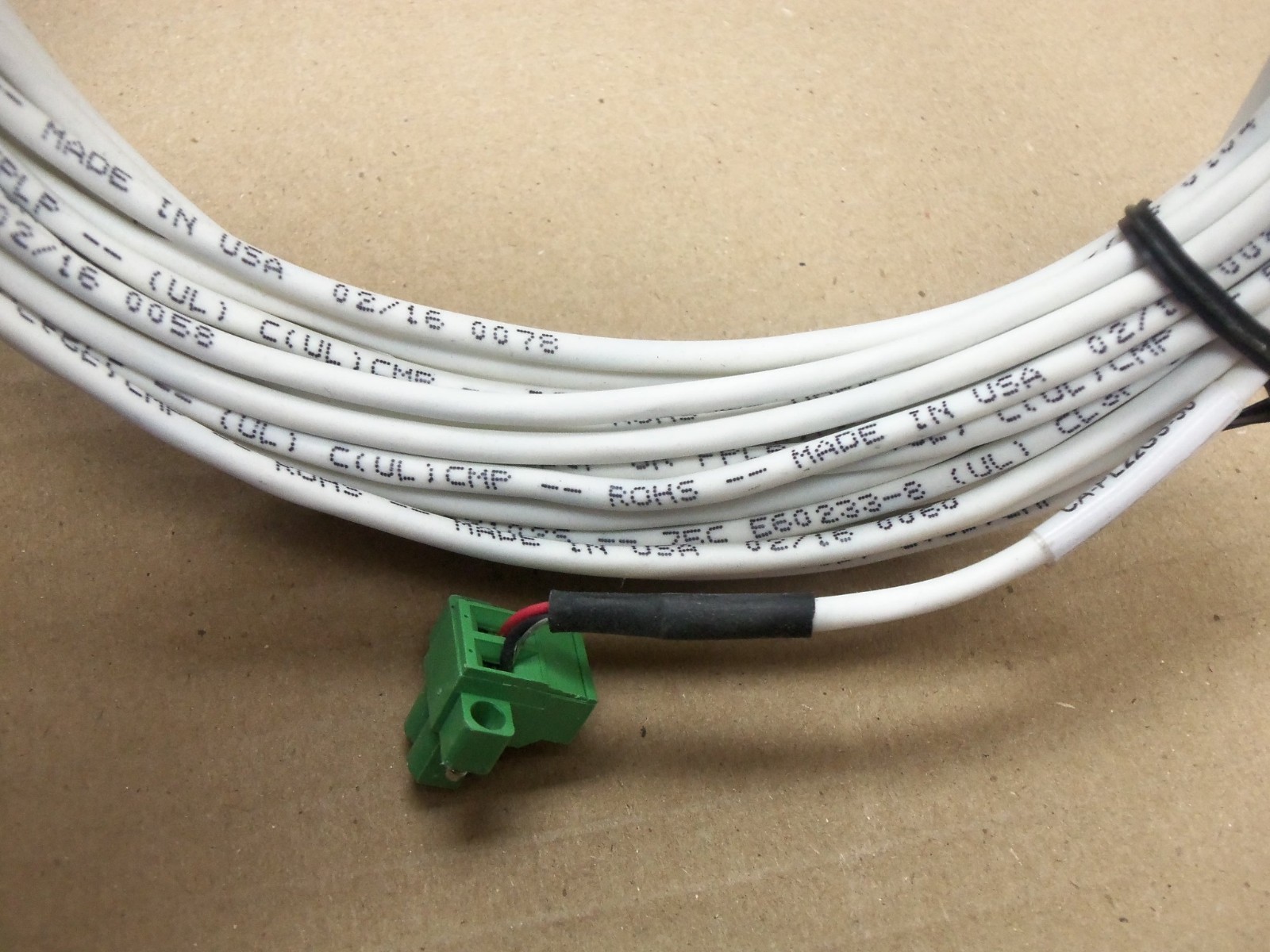 Lot of 45 Carol R 22AWG-E2102s-75C E60233-8 CL3PFPLP 2 Conductor shielded wire