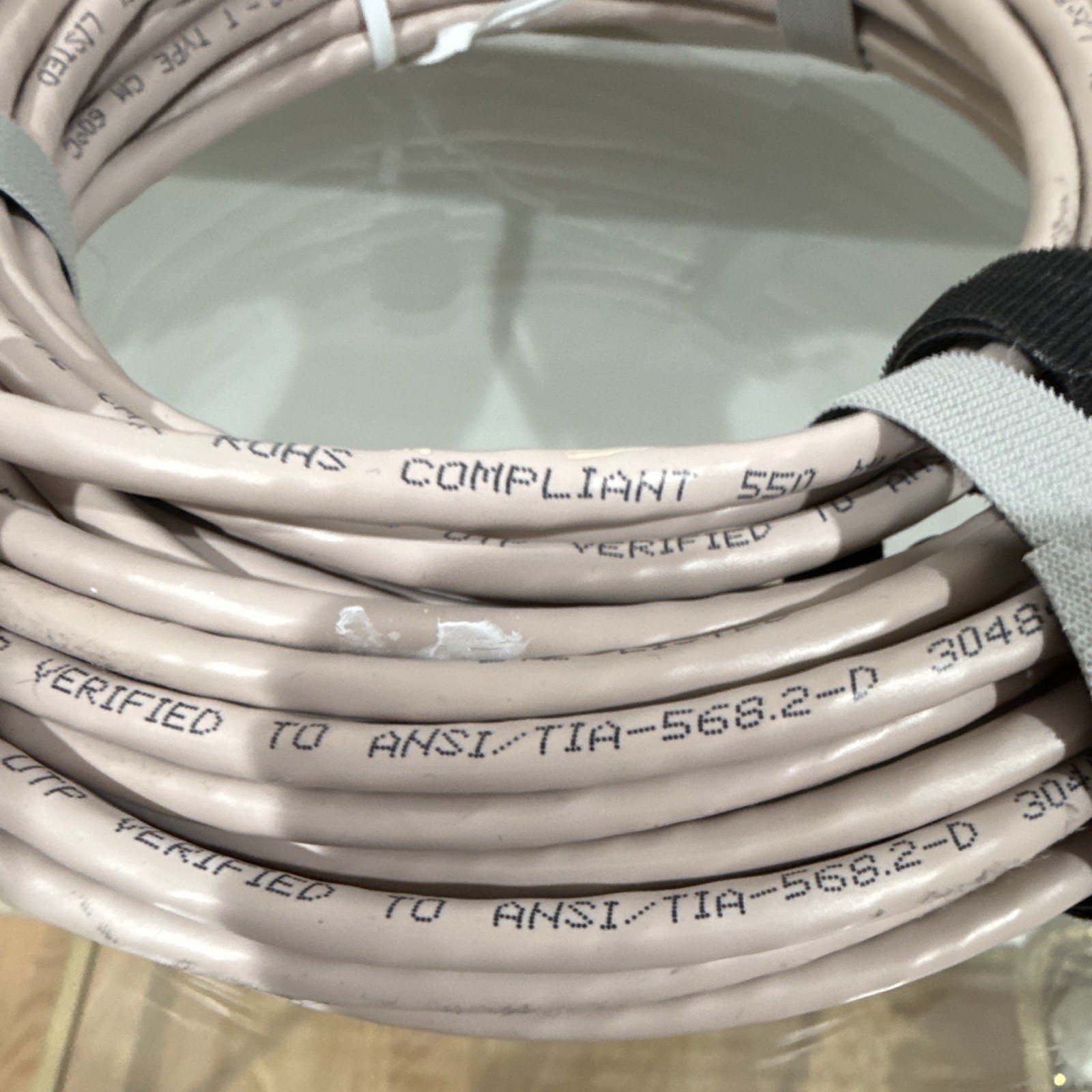 CAT6 RJ45 to RJ45 Ethernet Network Patch Cable 24 ft Gray Universal