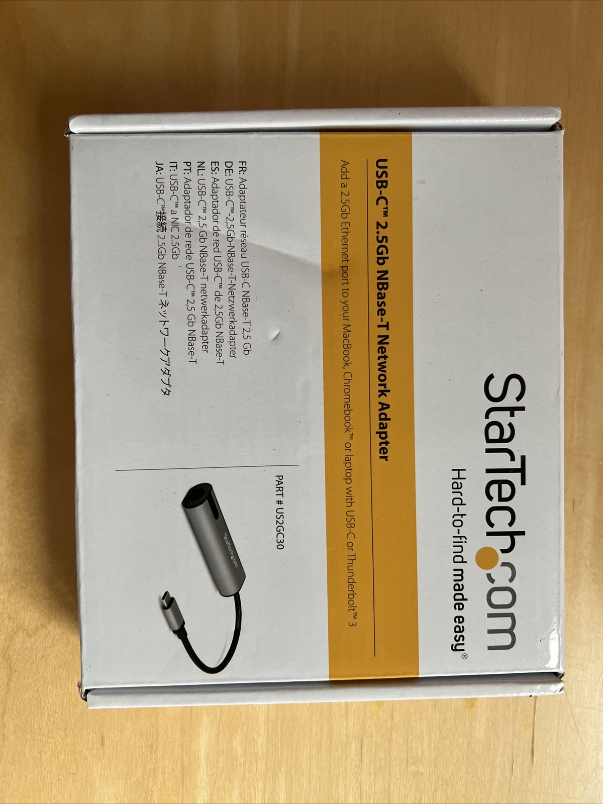 StarTech USB 3.0 Type-C to 2.5 Gigabit Ethernet Adapter US2GC30