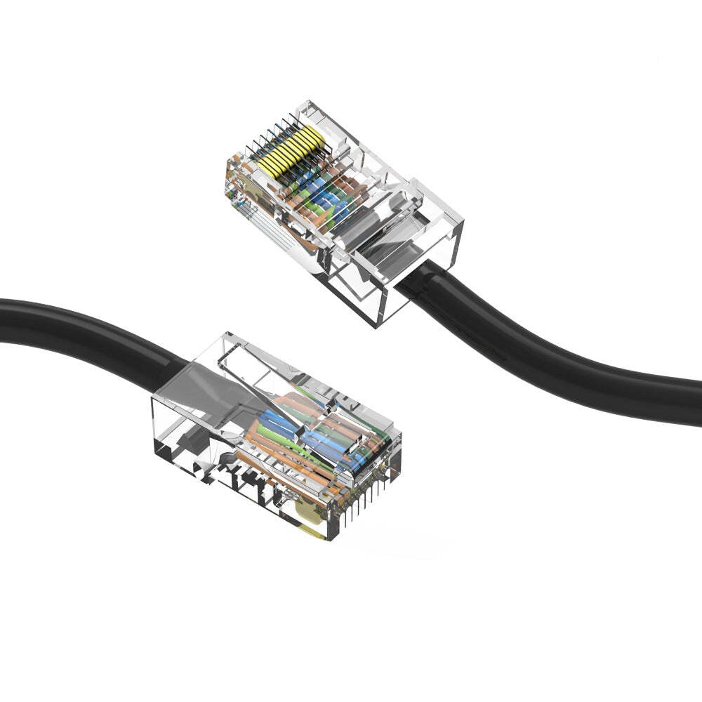 6Ft CAT6 UTP Ethernet Network Non Booted Cable Black
