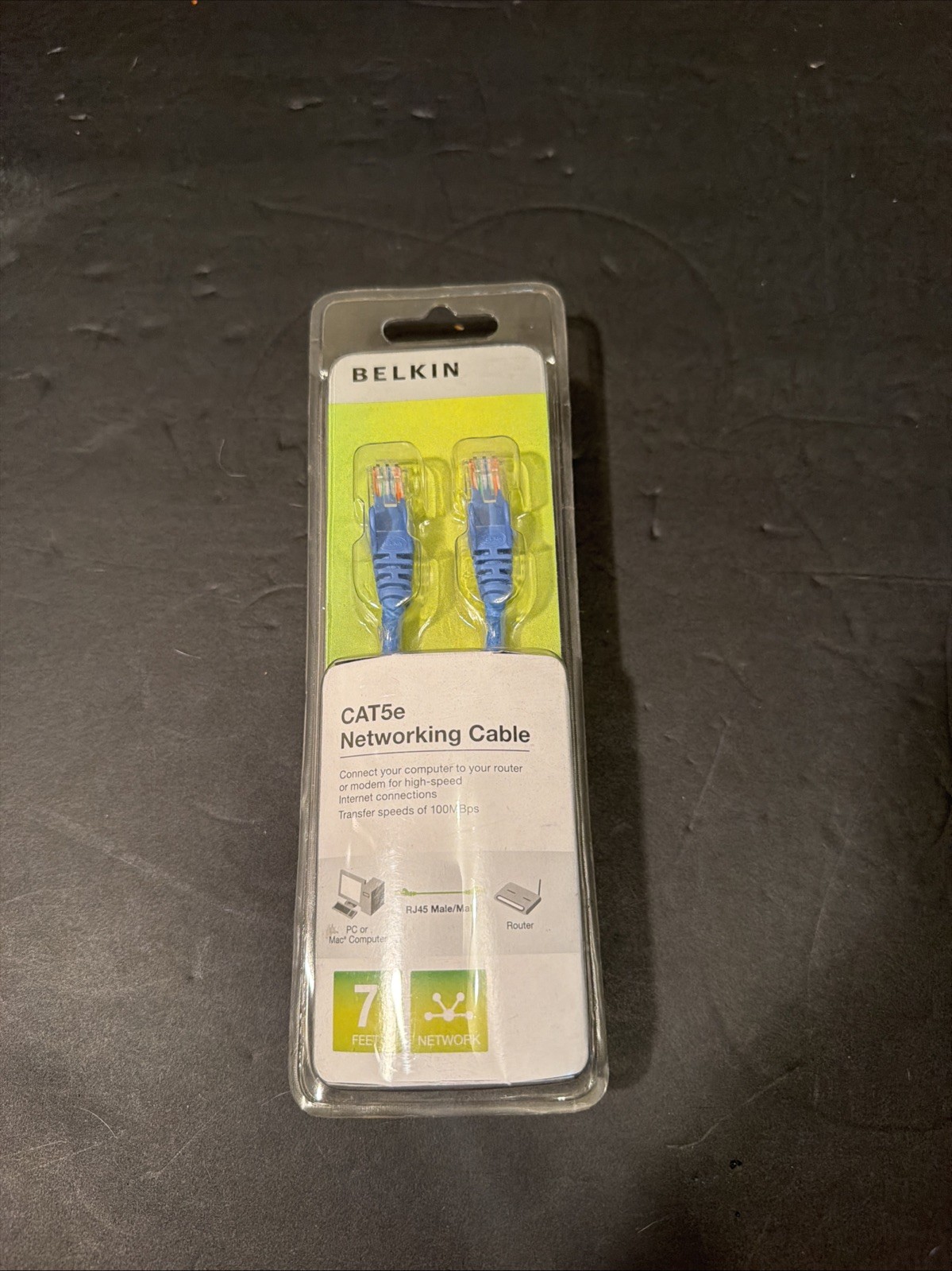 Belkin 7′ Rj45 Cat 5e Networking Cable Male to Male