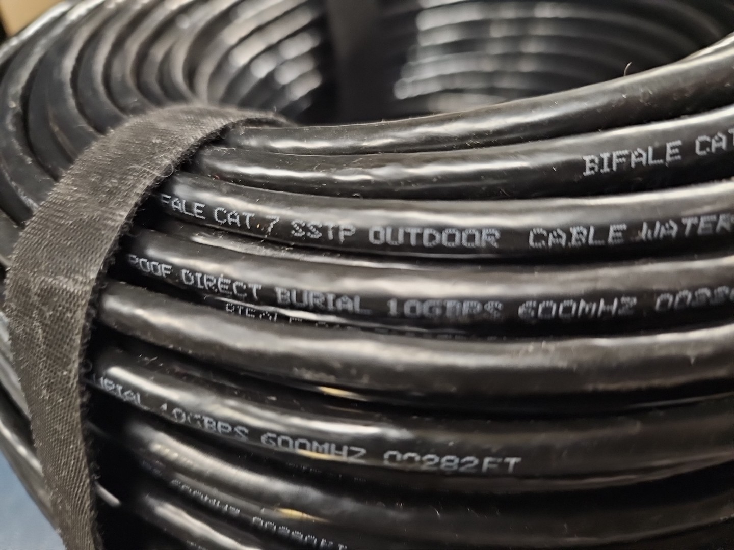 BIFALE CAT 7 SSTP OUTDOOR CABLE WATERPROOF 400′