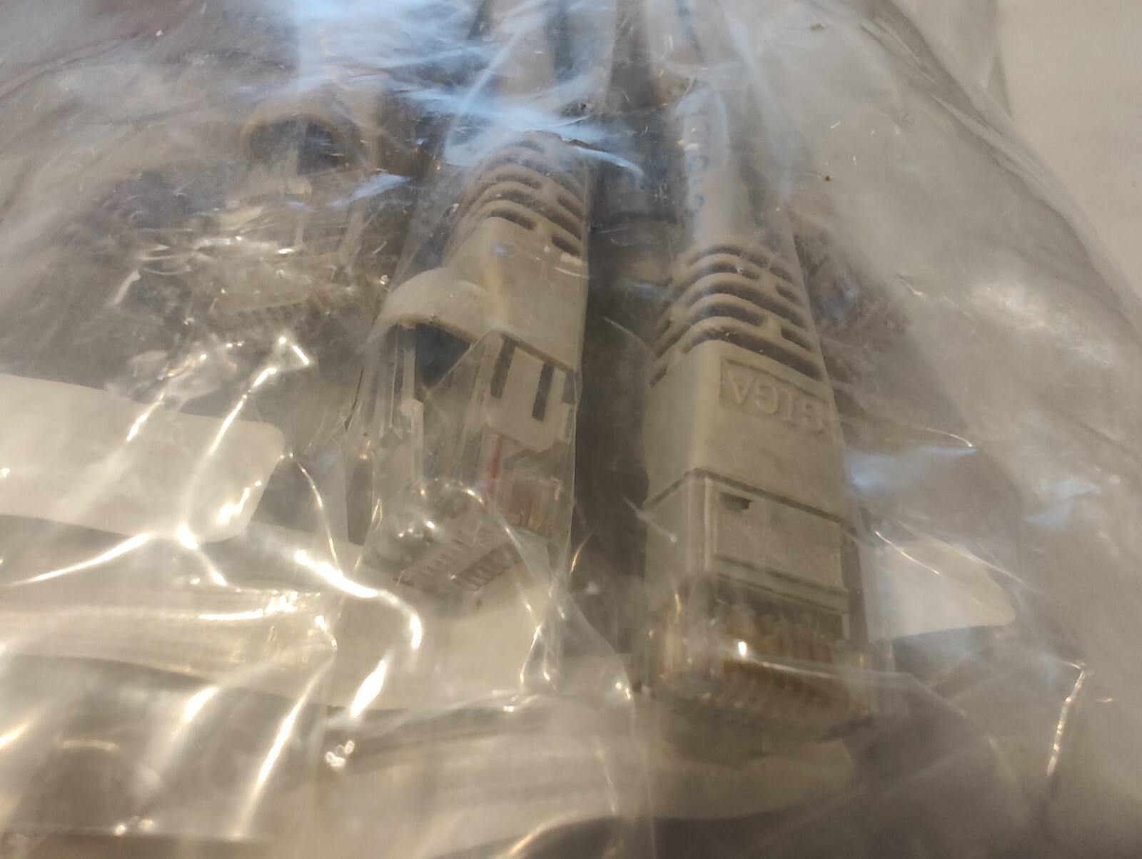 NEW Lot of 10 1ft Cat6 Patch Cord Cables Molded Boots Gold Plated Contacts