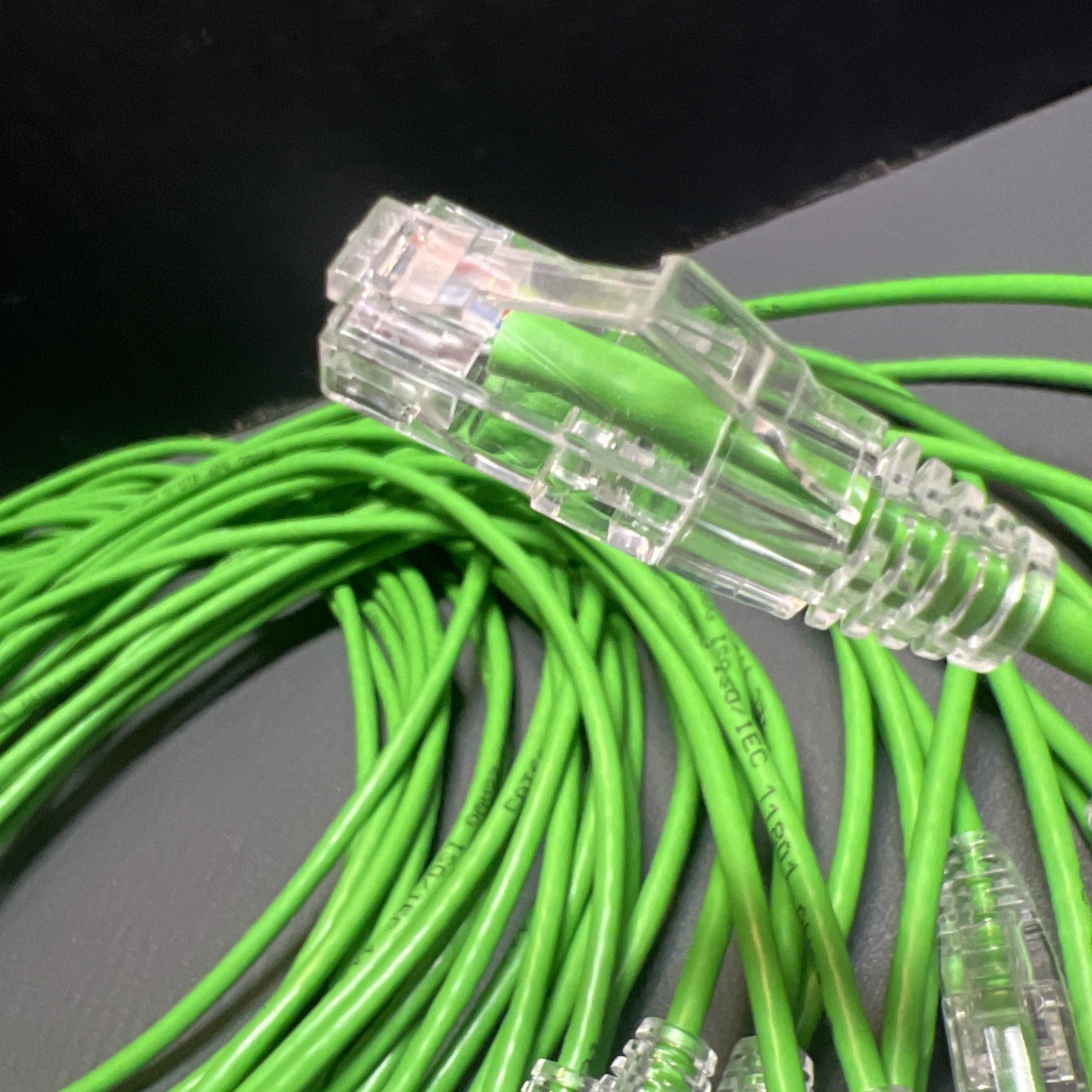 18 Pak Patch Cables Cat6/ Cat6a 3ft 30G Support, Snagless Patch Panel to Switch