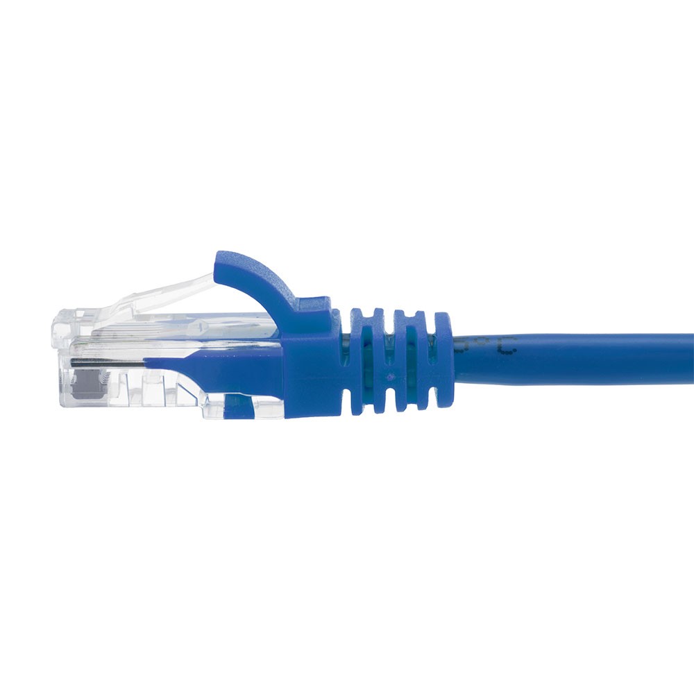 Ethernet Patch Cable CAT5E, UTP, 24AWG, 0.5 Ft, 10 pack, Blue