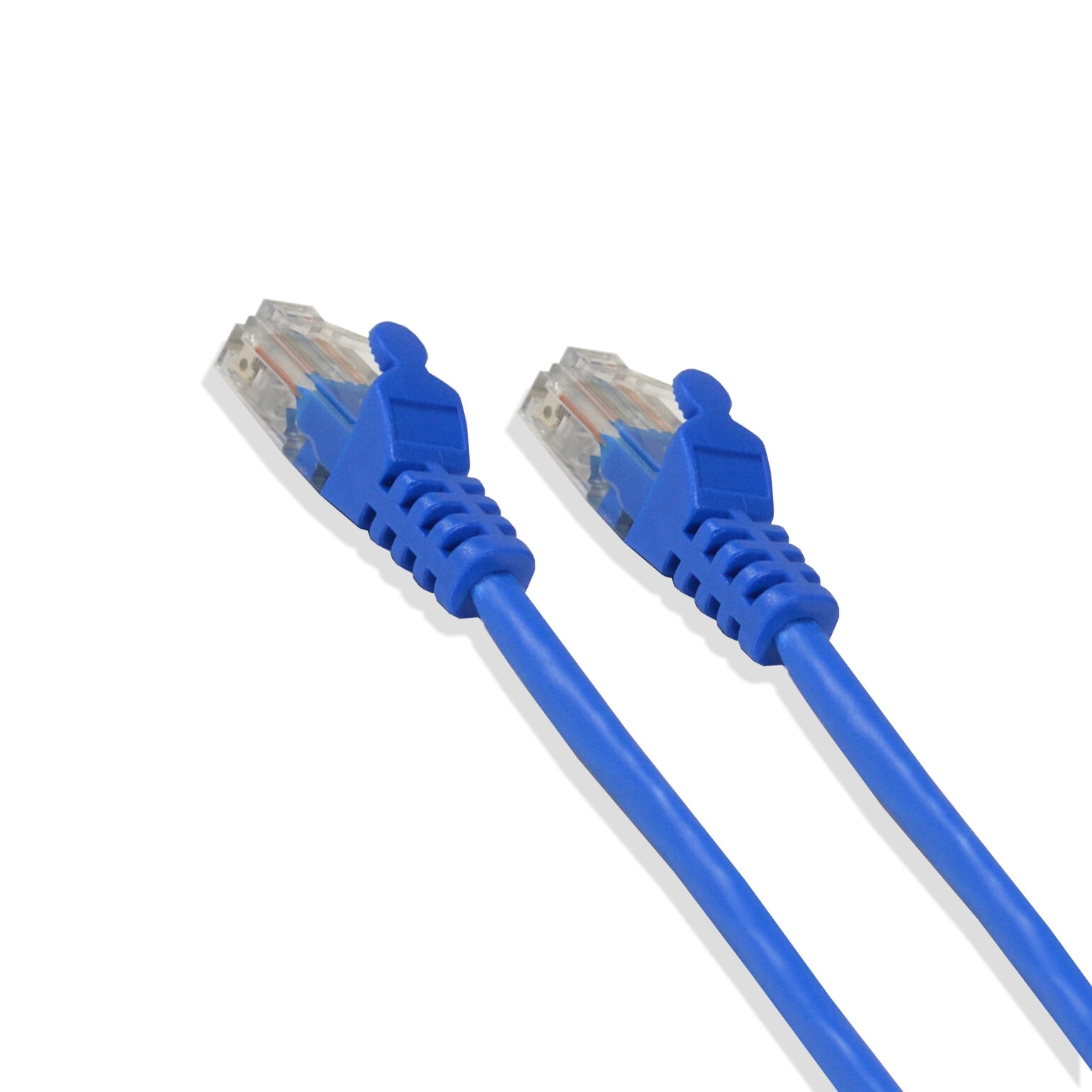 7ft Cat5e Cable Ethernet Lan Network RJ45 Patch Cord Internet Blue (50 Pack)