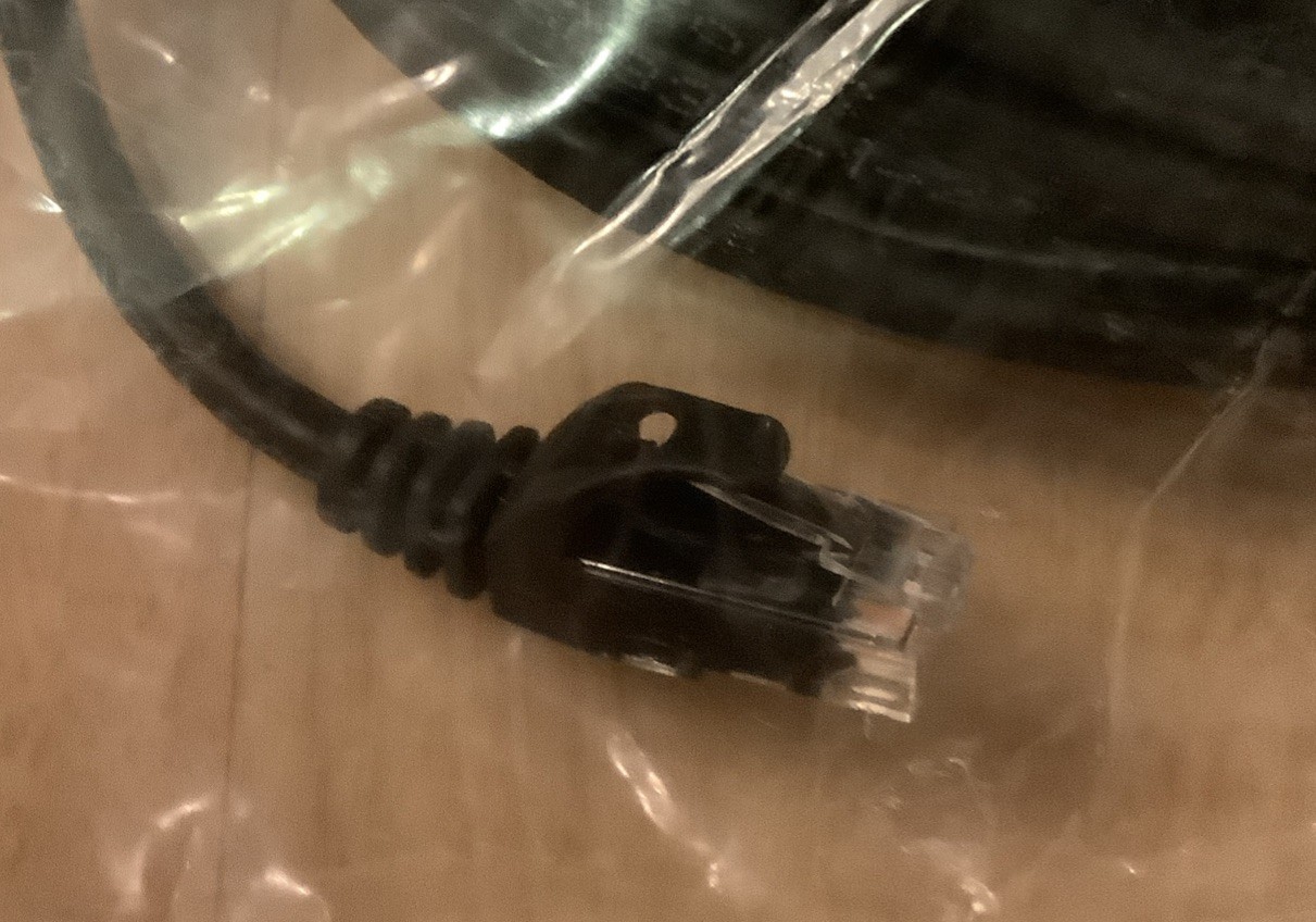 CAT6e/CAT6 Ethernet LAN Network RJ45 Patch Cable Black 50 ft – 3 Piece Pack