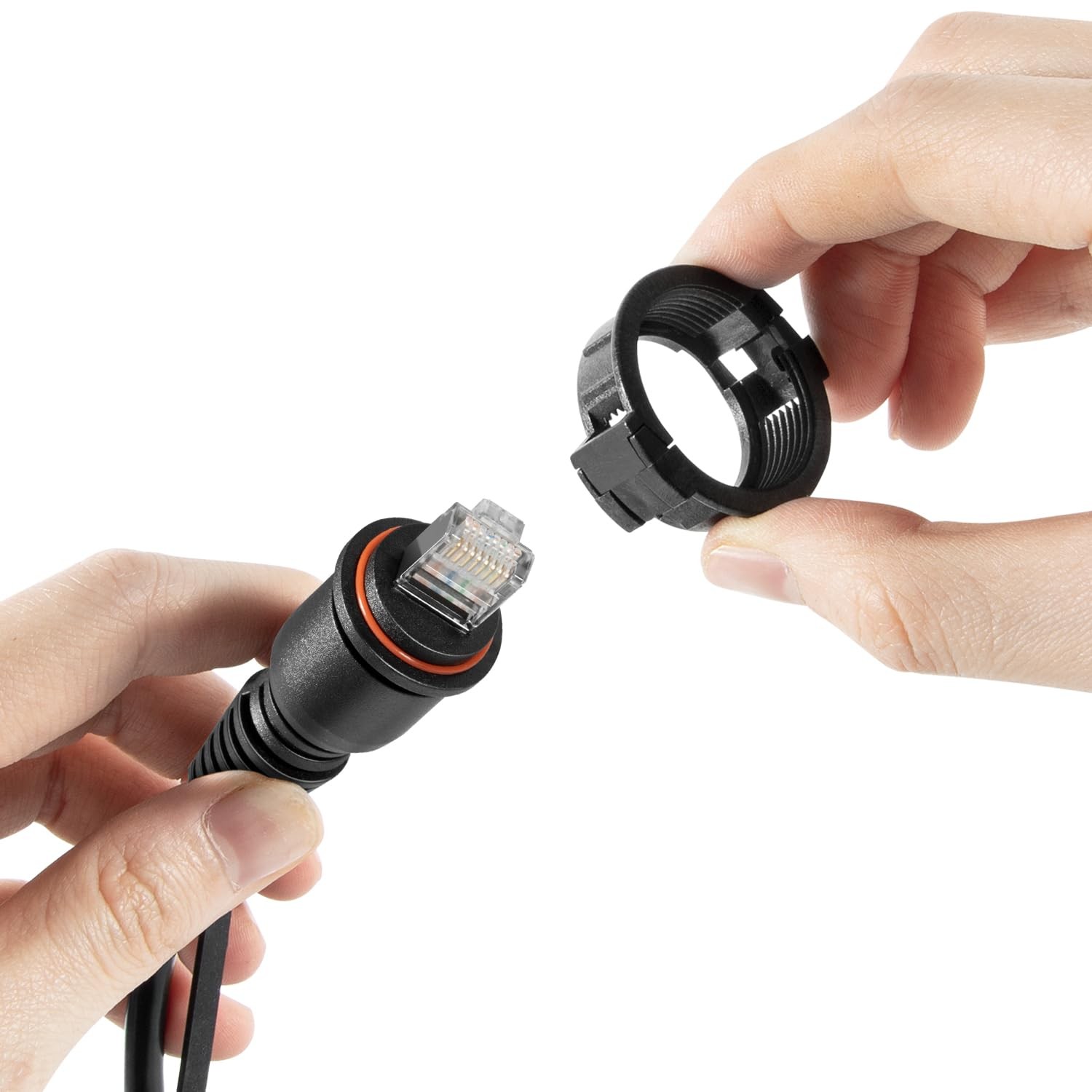 30FT Trolling Motor Extension Cable RJ45 Male to Male Ethernet Cable for Garmin