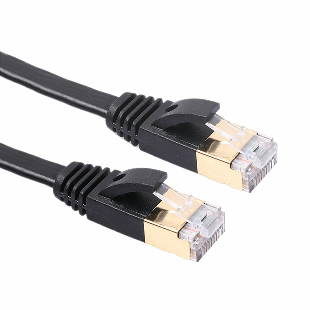 3FT 3feet CAT7 RJ45 Network Flat Ethernet Patch Cable Cord Xbox One PS4 Modem US