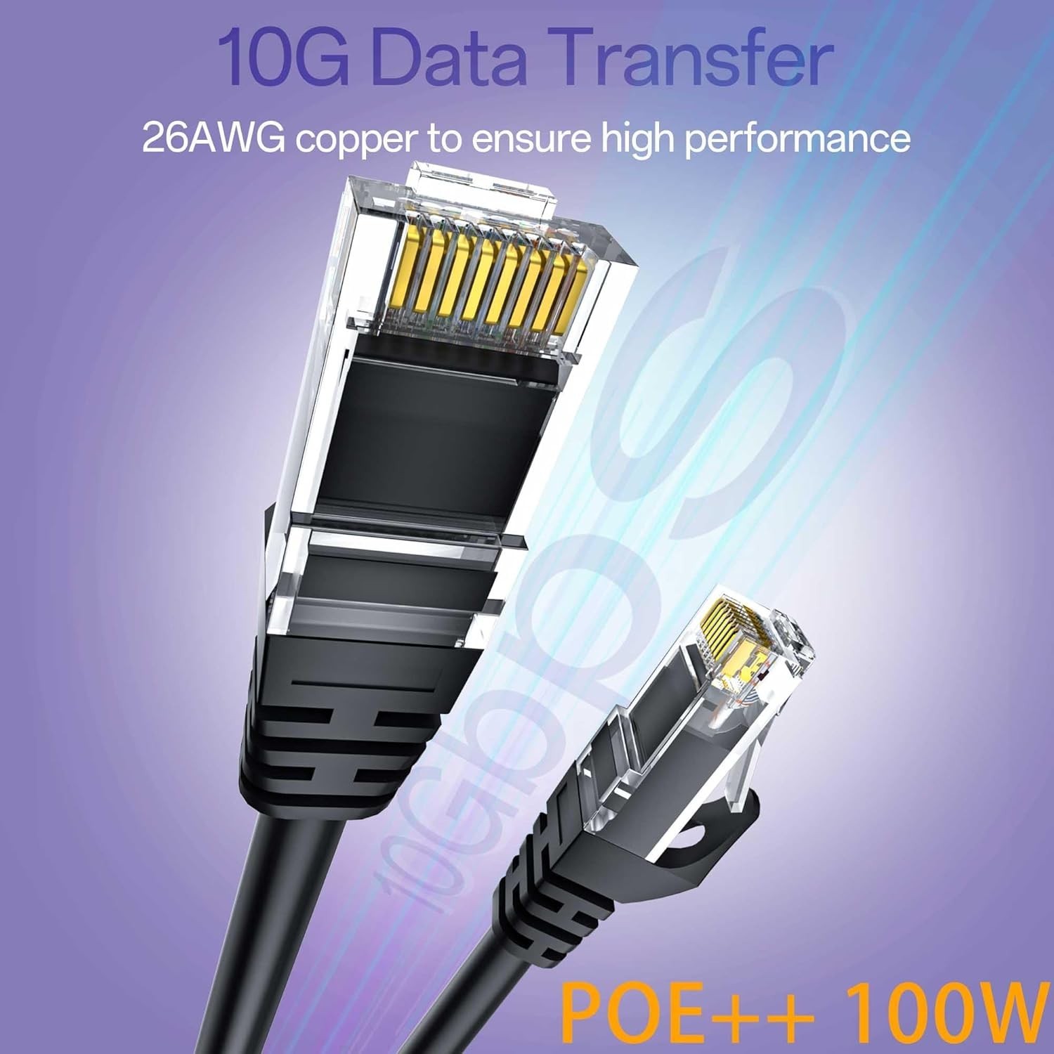 Cat 6 Ethernet Cable 25FT , Cat6 Ethernet Patch Cable 10Gbps, High-Speed UTP …