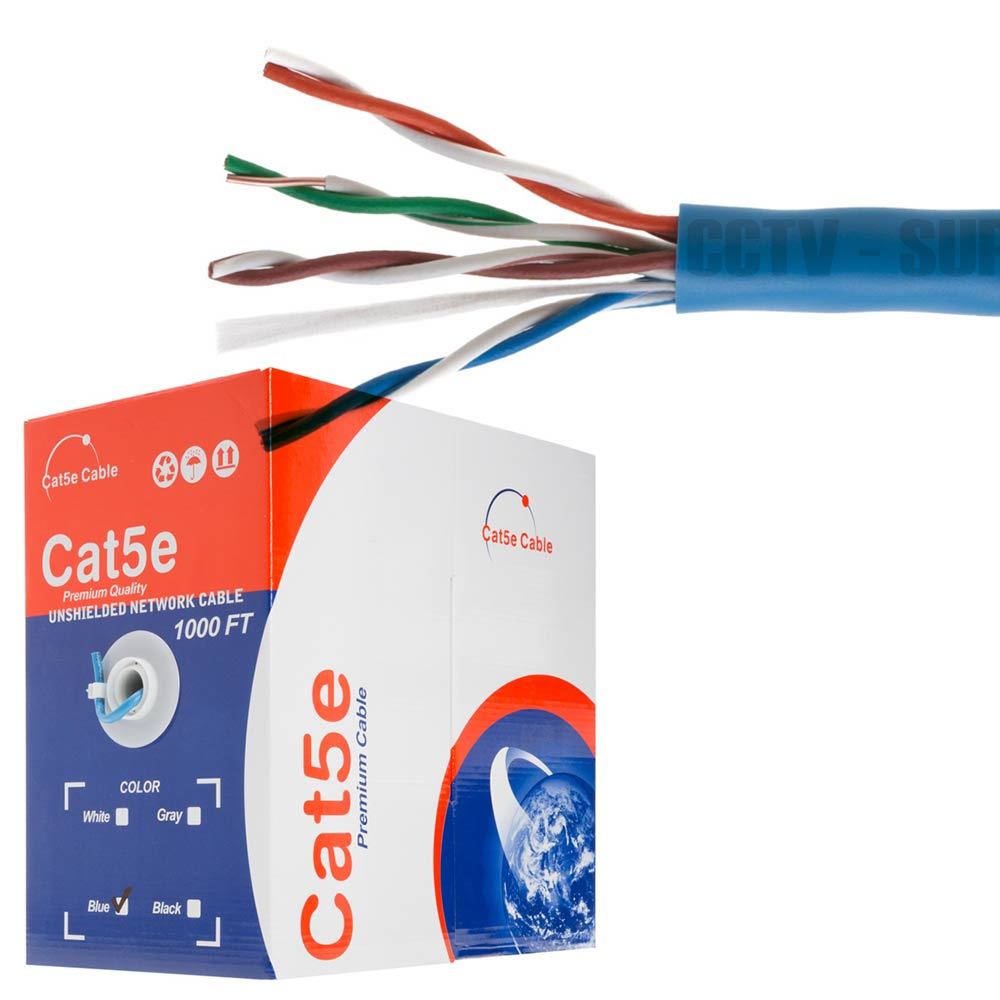 500ft CAT5e or CAT6 Ethernet Cable Professional Network UTP CCA High Speed