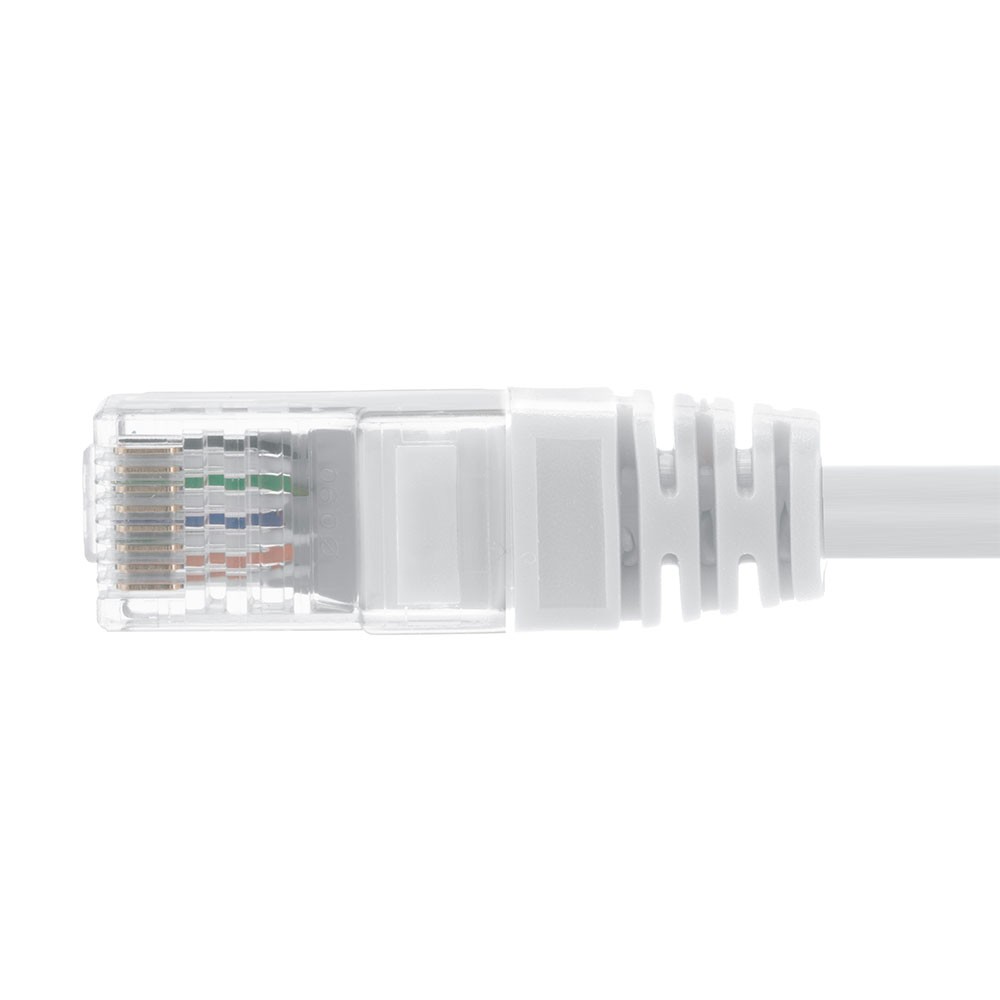 Ethernet Patch Cable CAT5E, UTP, 24AWG, 10 Ft, 10 pack, White