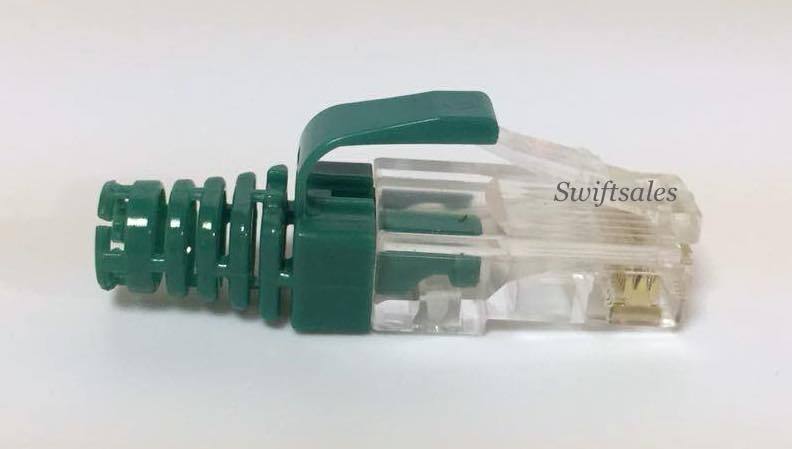 BAFO Slimline Snagless Boot Type B Network Ethernet Cable Cat5/6 100 Piece Packs