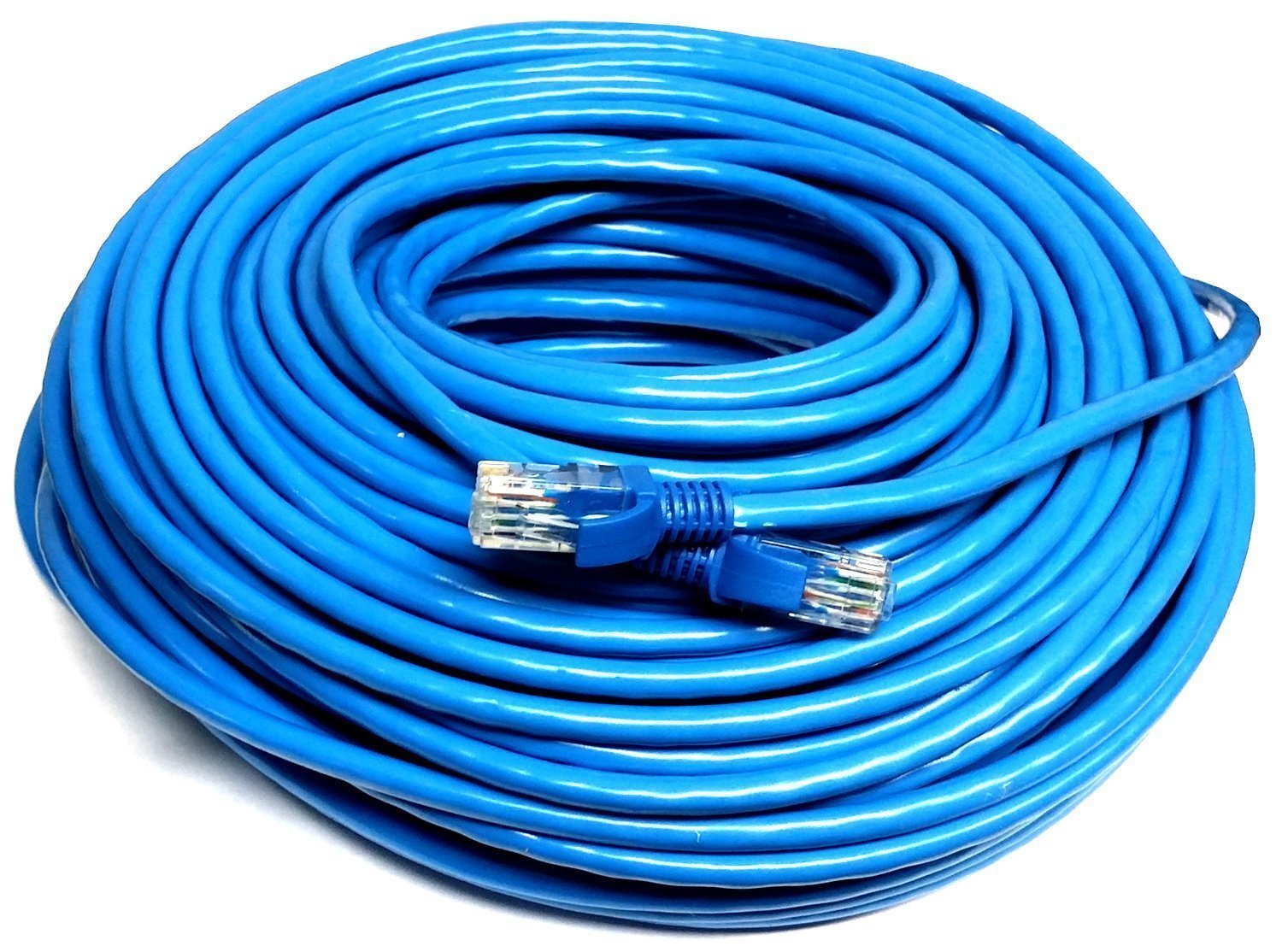 100FT 100 FT RJ45 CAT6 CAT 6 HIGH SPEED ETHERNET LAN NETWORK BLUE PATCH CABLE