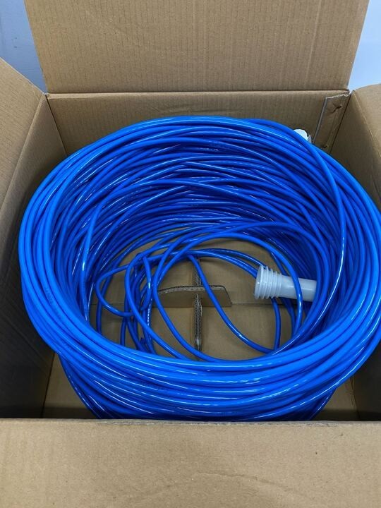 Dripstone CAT6 Ethernet Cable 380ft LAN Wire 23AWG/4PRS Solid CCA UTP 5