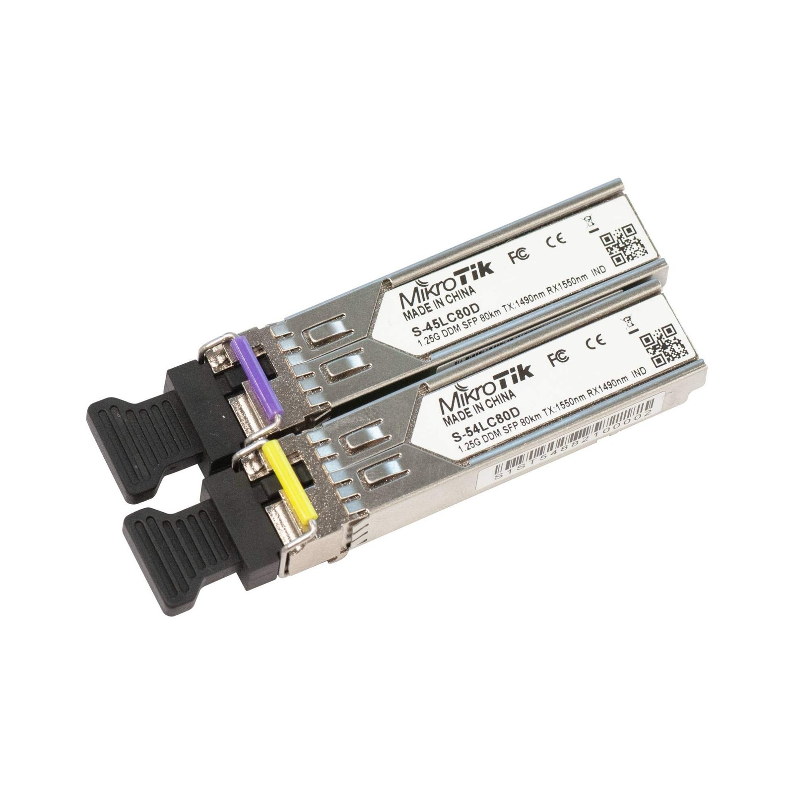 MikroTik S-4554LC80D Pair Multicolor