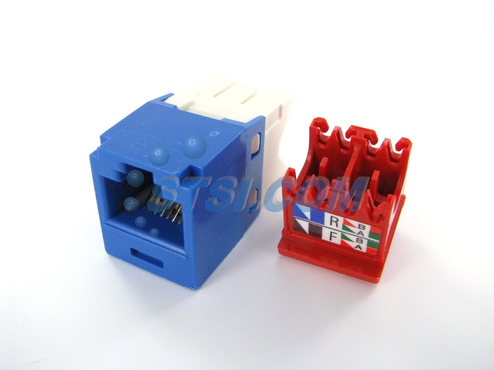 Panduit CJ5E88TGBU Cat5e Mini-Com Jack Blue ~STSI