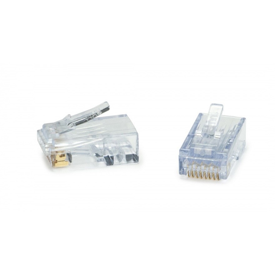 Platinum Tools ezEX48 RJ45 Cat6A Connectors 22048J Jar of 100