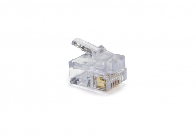 PLATINUM TOOLS 100026C EZ-RJ12/11 Connectors (50 PC PACK)
