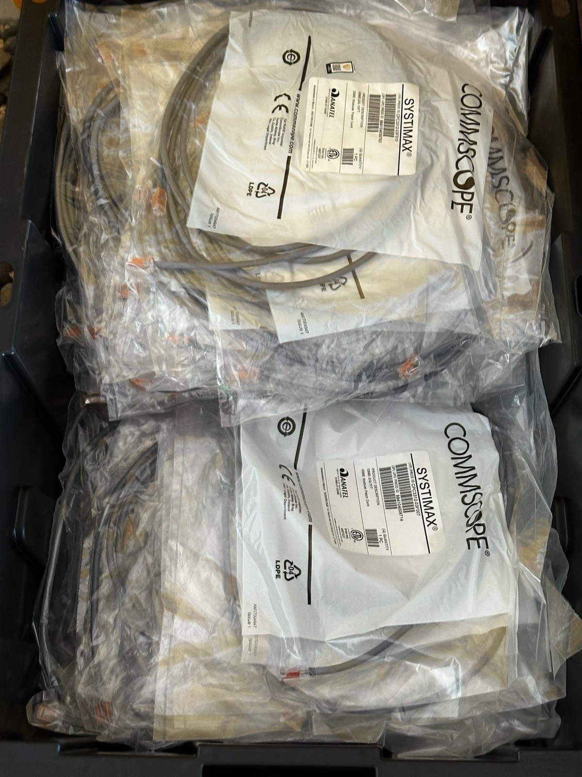 CommScope SYSTIMAX GS8E-DG-10FT 10ft Gray Patch Cable LOT OF 10 New