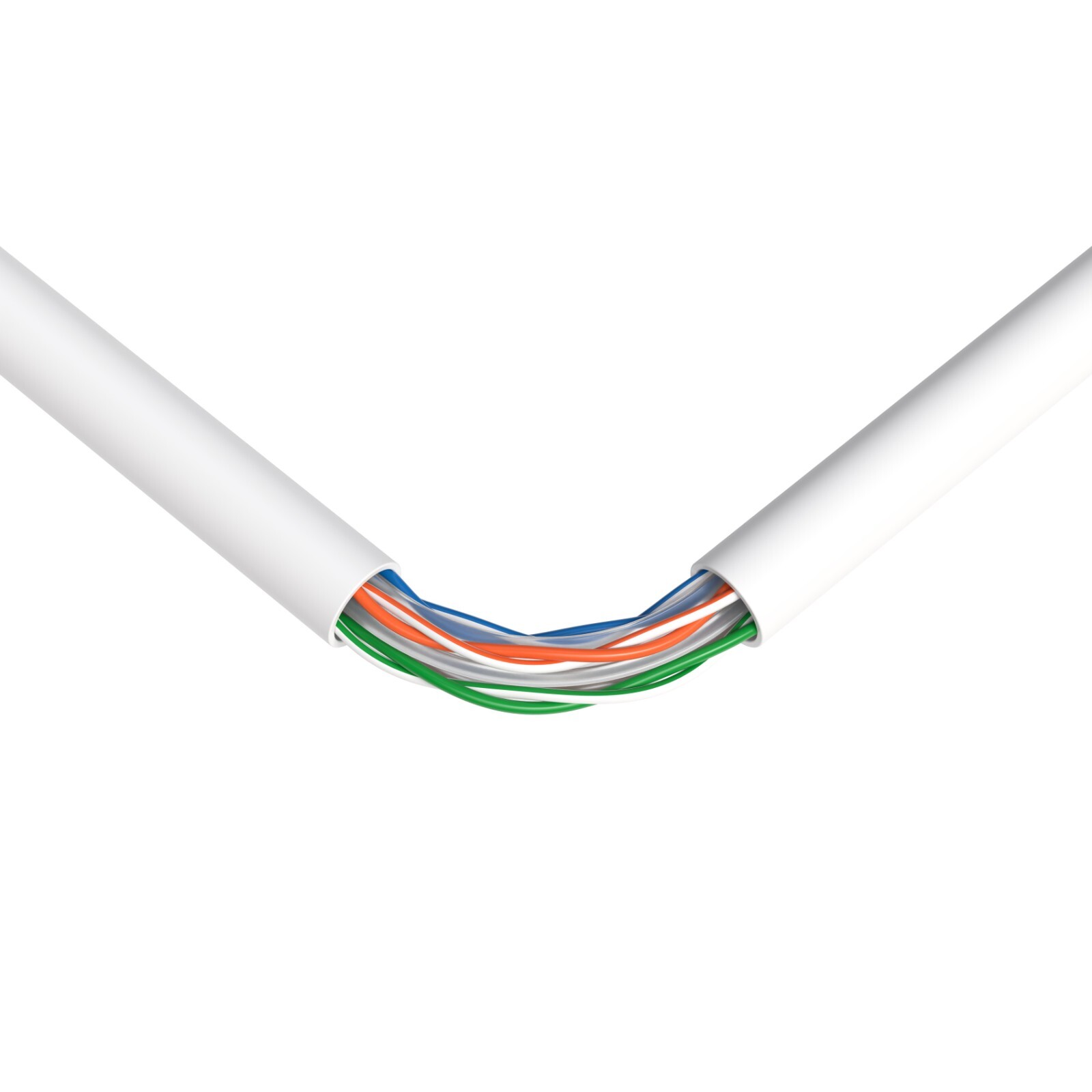 PLENUM 1000ft CAT5e CAT6 UTP CMP Bulk Ethernet Cable Solid Network Wire LAN CAT5