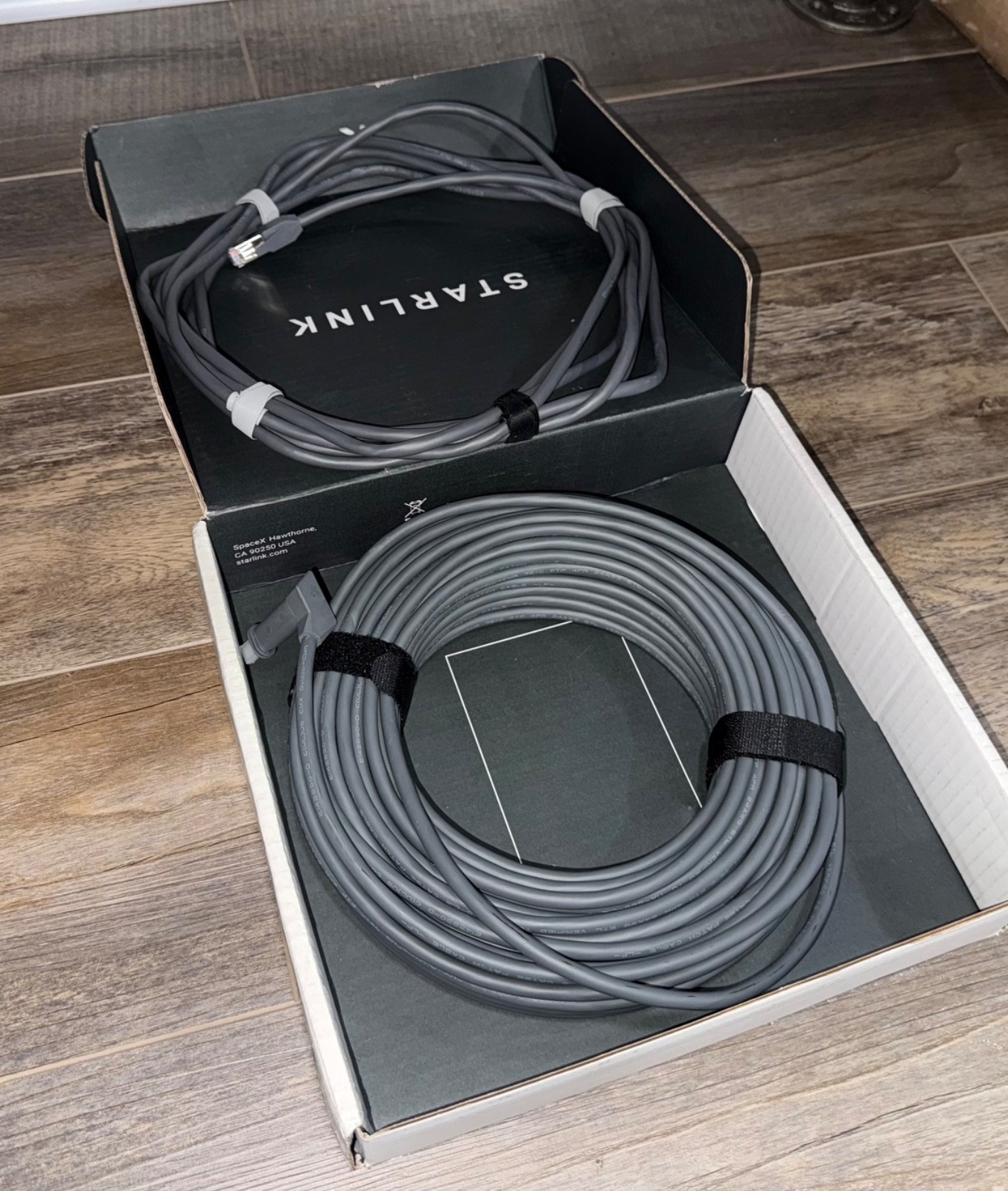 45 Meter Starlink replacement cable + additional starling cable to Ethernet