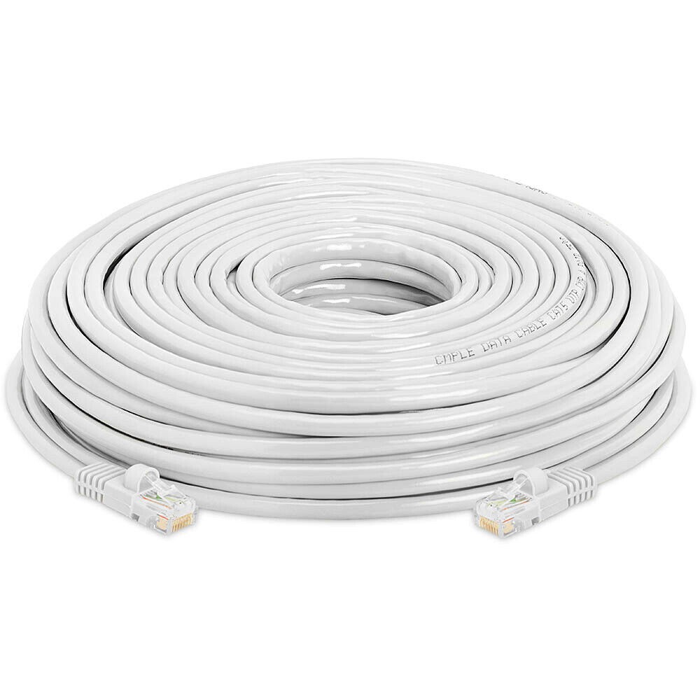 150 FT CAT5e Cable Network Cat5e Patch Cord 8P8C LAN RJ45 Router Ethernet Cable