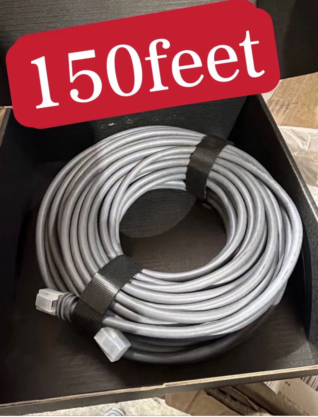 150ft Starlink Extension Cable Waterproof Outdoor Ethernet RJ45 for Dish Router